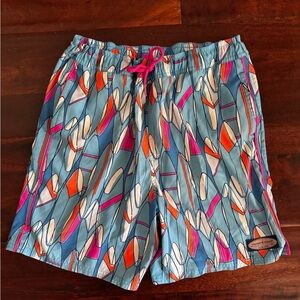 Vineyard Vines Multicolor Swim Trunks Boys Kids Youth Size Large 16